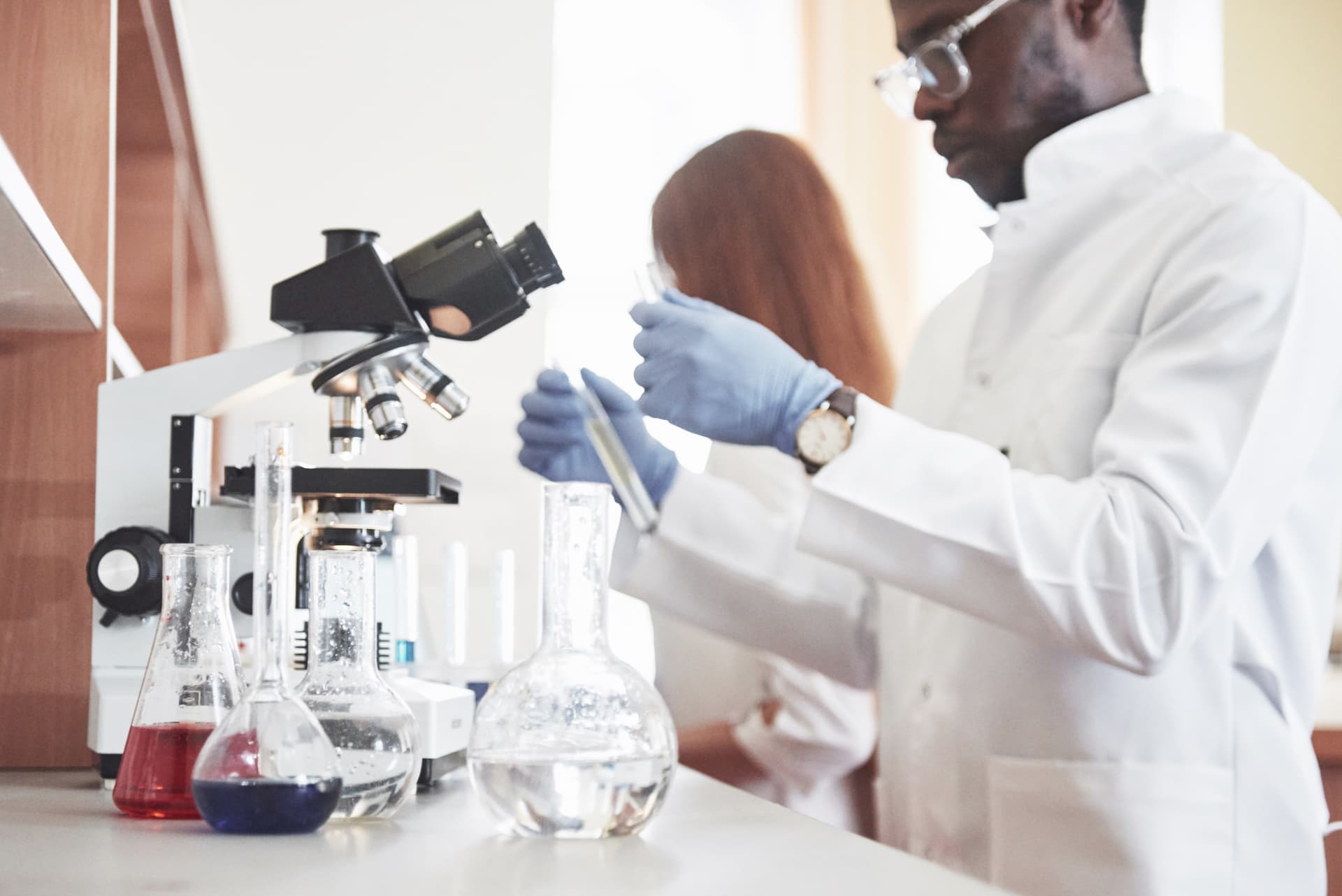 Analytical chemistry laboratory glassware